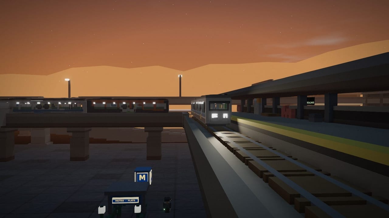 The elevated line over the Flats at dusk (grift.world)