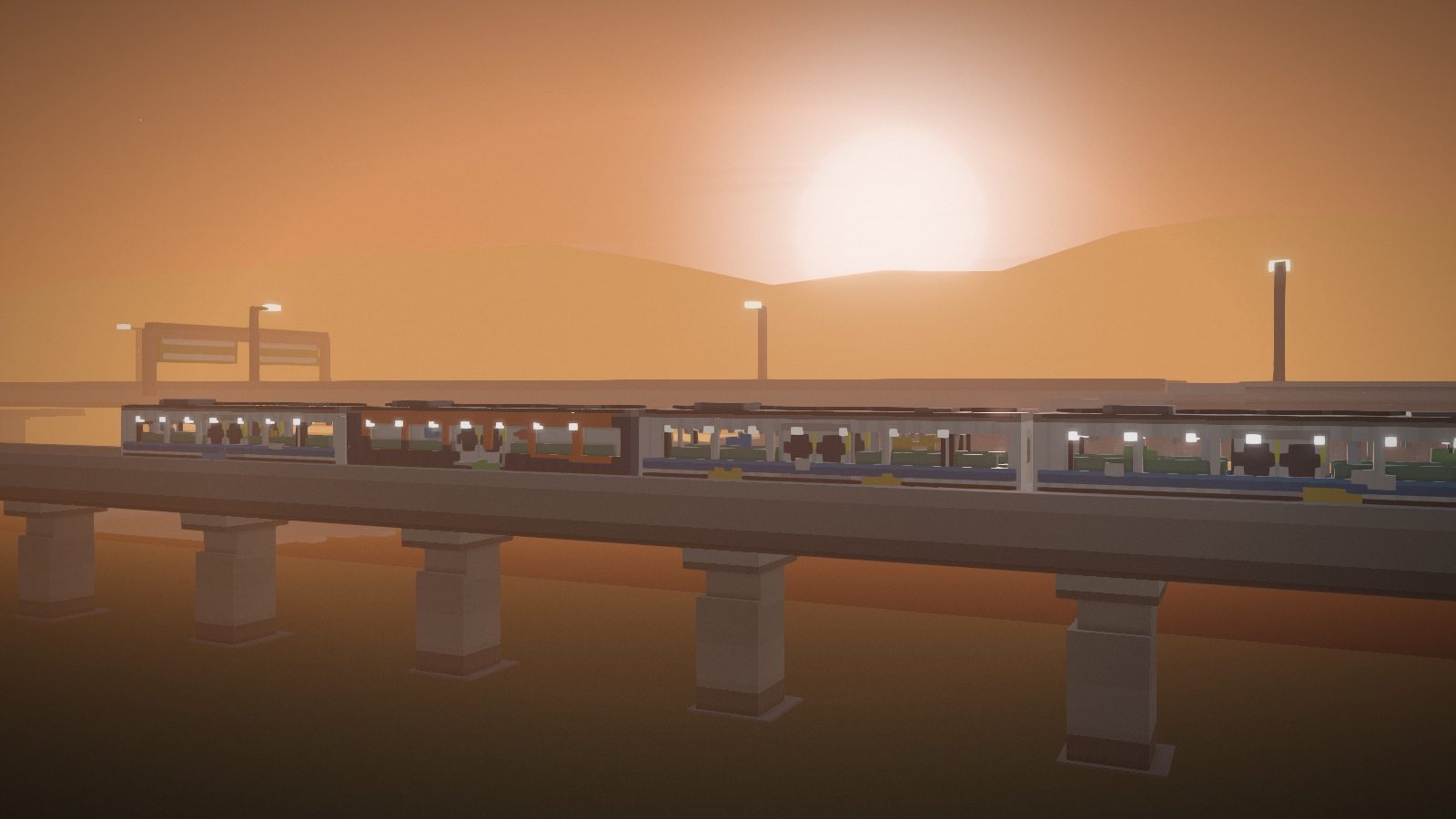 The subway keeps running